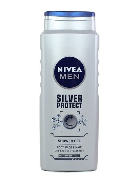 NIVEA Men Gel de Dus Silver Protect 500 ml